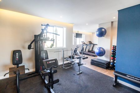 Apartamento para alugar com 43m², 2 quartos e 1 vaga Apartamento para alugar com 43m², 2 quartos e 1 vagaAcademia
