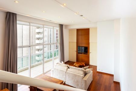 Apartamento para alugar com 112m², 1 quarto e 2 vagasSala