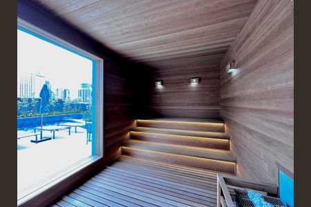 Apartamento à venda com 38m², 1 quarto e 1 vagaSaúna