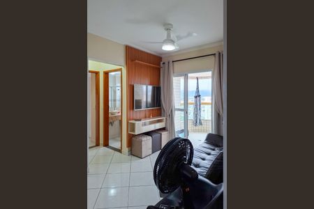 Sala de apartamento para alugar com 1 quarto, 55m² em Aviação, Praia Grande