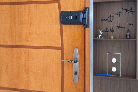 Apartamento para alugar com 55m², 1 quarto e 1 vaga Apartamento para alugar com 55m², 1 quarto e 1 vagaFechadura eletrônica