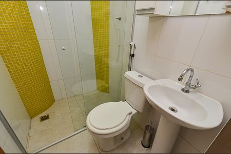 Banheiro de kitnet/studio à venda com 1 quarto, 40m² em São Lucas, Belo Horizonte