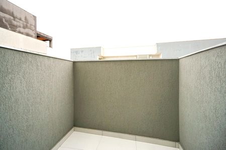 Varanda do quarto 01 de apartamento para alugar com 2 quartos, 43m² em Chácara Seis de Outubro, São Paulo