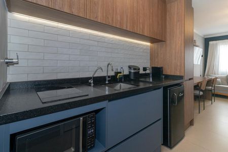 Studio à venda com 25m², 1 quarto e sem vagaCozinha