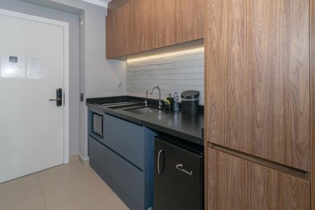 Studio à venda com 25m², 1 quarto e sem vagaCozinha