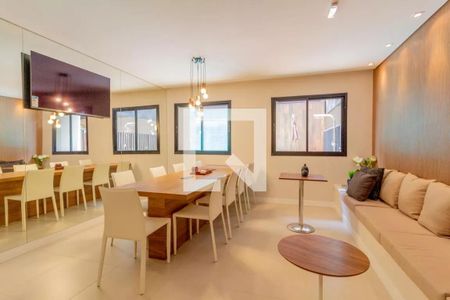 Studio para alugar com 28m², 1 quarto e sem vagaSalão de Festas