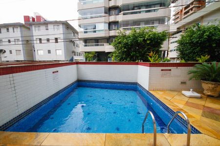 Área comum - Piscina de apartamento para alugar com 3 quartos, 106m² em Canto do Forte, Praia Grande