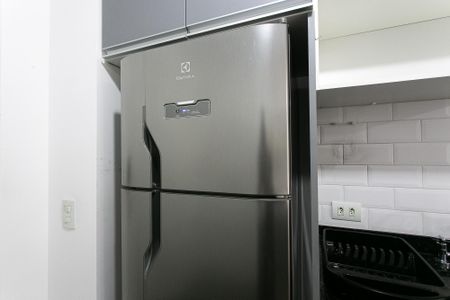 Studio para alugar com 24m², 1 quarto e sem vagaCozinha - Geladeira