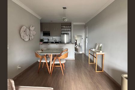 Sala/cozinha de apartamento para alugar com 3 quartos, 73m² em Vila Andrade, São Paulo