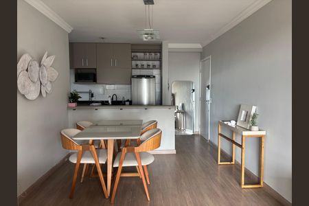 Sala/cozinha de apartamento para alugar com 3 quartos, 73m² em Vila Andrade, São Paulo