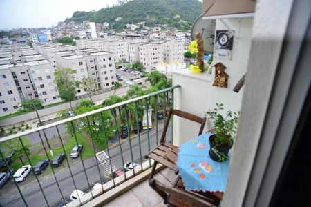 Varanda de apartamento à venda com 2 quartos, 55m² em Itanhangá, Rio de Janeiro