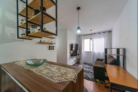 Sala de apartamento para alugar com 2 quartos, 47m² em Parque Sao Vicente, Santo André