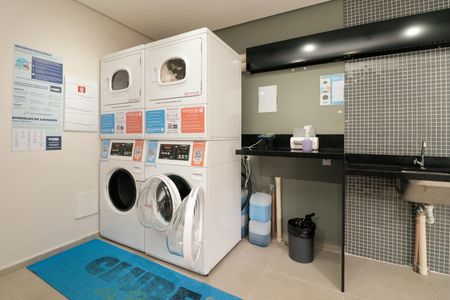 Studio à venda com 28m², 1 quarto e sem vagaLavanderia