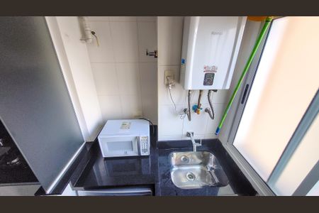 Apartamento à venda com 60m², 1 quarto e 2 vagasCozinha e Área de Serviço