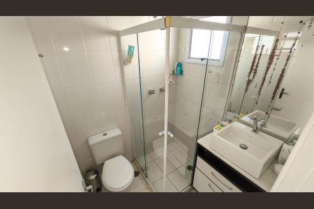 Banheiro da Suíte de apartamento à venda com 1 quarto, 60m² em Campininha, São Paulo