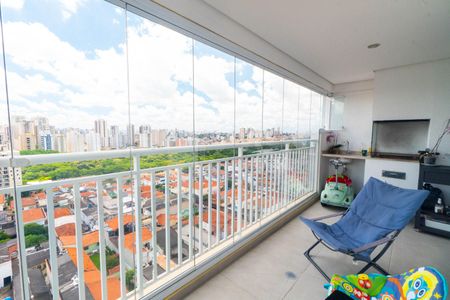 Sacada da Sala de apartamento à venda com 2 quartos, 67m² em Vila Guarani (zona Sul), São Paulo