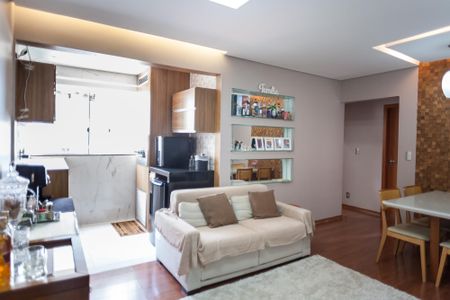 sala de apartamento à venda com 3 quartos, 70m² em Buritis, Belo Horizonte