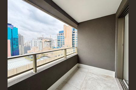 Varanda de apartamento para alugar com 1 quarto, 28m² em Indianópolis, São Paulo