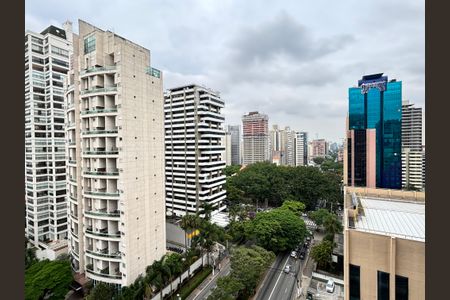 Vista de apartamento para alugar com 1 quarto, 28m² em Indianópolis, São Paulo