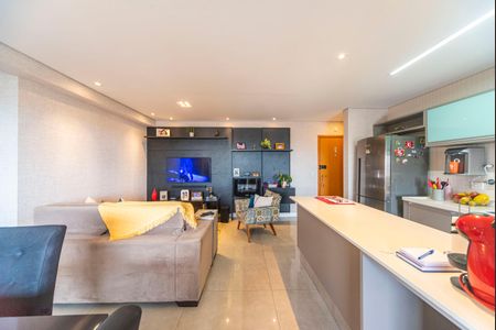 Sala de apartamento à venda com 2 quartos, 80m² em Campestre, Santo André