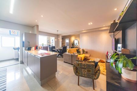 Sala de apartamento à venda com 2 quartos, 80m² em Campestre, Santo André