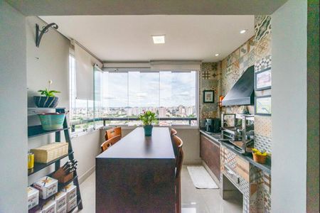 Varanda Gourmet de apartamento à venda com 2 quartos, 80m² em Campestre, Santo André