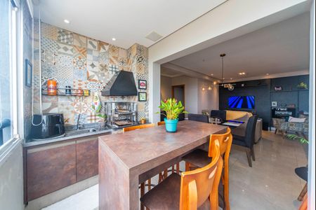 Varanda Gourmet de apartamento à venda com 2 quartos, 80m² em Campestre, Santo André