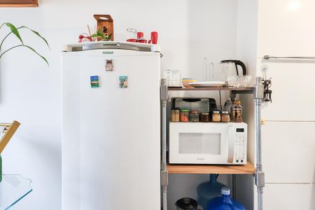 Cozinha de apartamento para alugar com 1 quarto, 26m² em Lapa, Rio de Janeiro