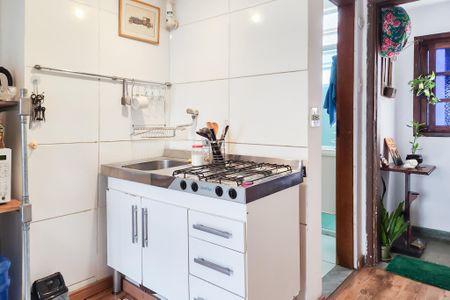 Cozinha de apartamento para alugar com 1 quarto, 26m² em Lapa, Rio de Janeiro