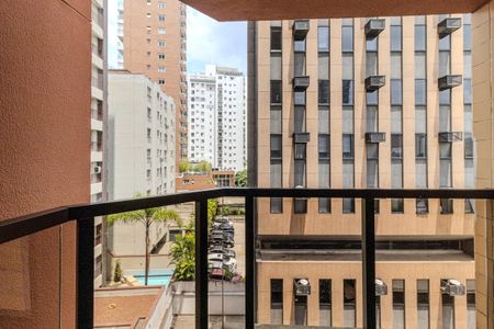 Varanda de apartamento à venda com 1 quarto, 42m² em Santa Cecilia, São Paulo