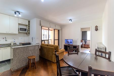 Sala de apartamento à venda com 1 quarto, 42m² em Santa Cecilia, São Paulo