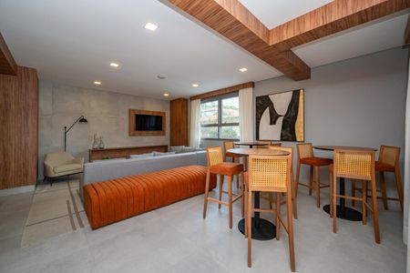 Studio à venda com 28m², 1 quarto e sem vaga Studio à venda com 28m², 1 quarto e sem vagaÁrea comum - Salão de festas