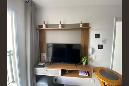 Sala de apartamento para alugar com 1 quarto, 27m² em Jardim Caravelas, São Paulo