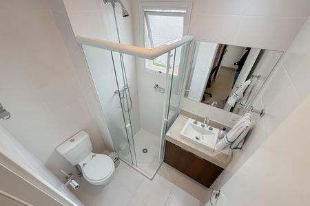 Apartamento à venda com 111m², 3 quartos e 3 vagasBanheiro da Suíte 1