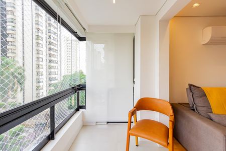 Varanda da Sala de apartamento para alugar com 3 quartos, 112m² em Cidade Monções, São Paulo