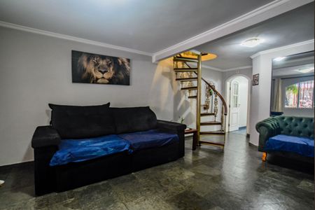 Sala de casa à venda com 3 quartos, 185m² em Vila Camilópolis, Santo André