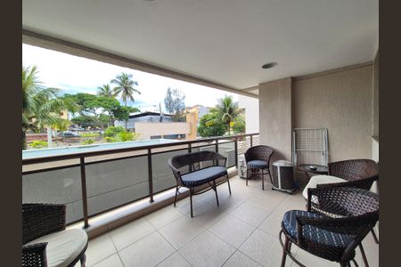 Varanda  de apartamento para alugar com 3 quartos, 120m² em Recreio dos Bandeirantes, Rio de Janeiro