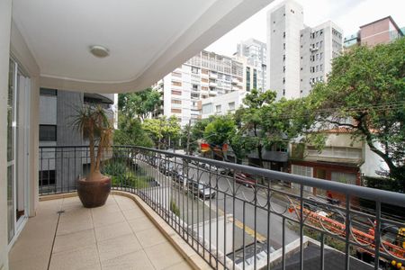 Apartamento para alugar com 175m², 4 quartos e 3 vagasVaranda da Sala de Estar e Jantar