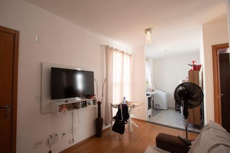 Sala  de apartamento para alugar com 2 quartos, 42m² em Caguaçu, Sorocaba