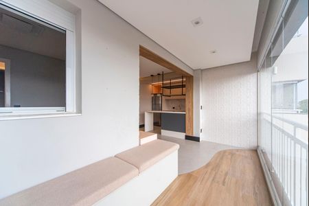 Varanda da Sala de apartamento para alugar com 2 quartos, 62m² em Vila Apiai, Santo André