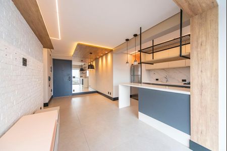 Sala de apartamento para alugar com 2 quartos, 62m² em Vila Apiai, Santo André