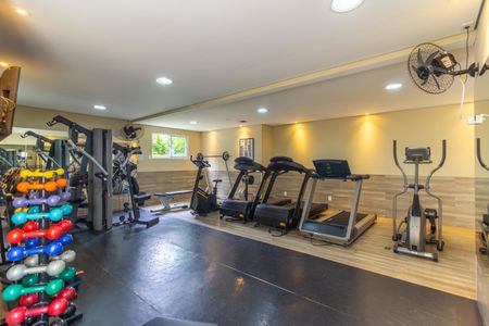 Apartamento à venda com 49m², 2 quartos e 1 vaga Apartamento à venda com 49m², 2 quartos e 1 vagaÁrea comum - Academia