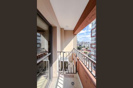 Studio para alugar com 34m², 1 quarto e sem vagaVaranda