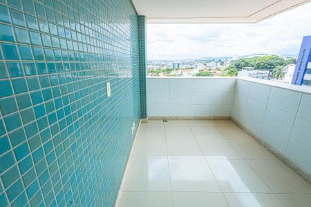 varanda de apartamento para alugar com 3 quartos, 90m² em Liberdade, Belo Horizonte