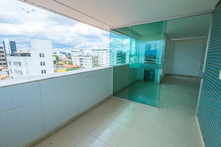 varanda de apartamento para alugar com 3 quartos, 90m² em Liberdade, Belo Horizonte