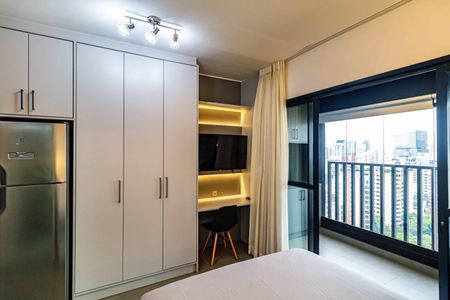 Studio de kitnet/studio para alugar com 1 quarto, 25m² em Brooklin, São Paulo