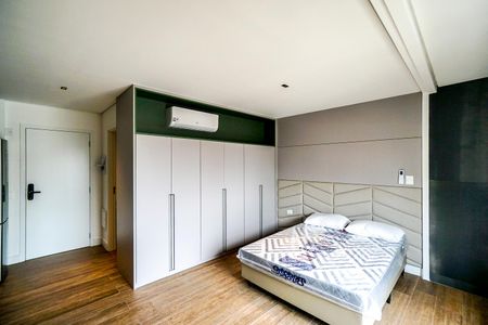 Sala quarto e cozinha de kitnet/studio para alugar com 1 quarto, 36m² em Vila Gomes Cardim, São Paulo