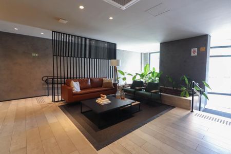 Studio para alugar com 30m², 1 quarto e sem vaga Studio para alugar com 30m², 1 quarto e sem vagaHall social