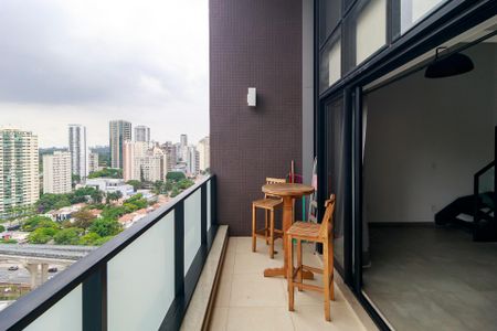 Apartamento à venda com 58m², 1 quarto e 2 vagasSala - Varanda