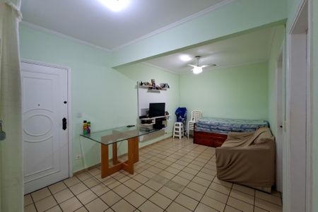 Sala  de apartamento para alugar com 1 quarto, 38m² em Aviação, Praia Grande